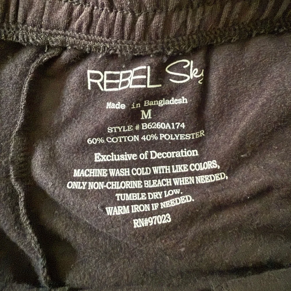 Taylor Swift The Tortured Poets Department TTPD Black Shorts Size M - Picture 4 of 5